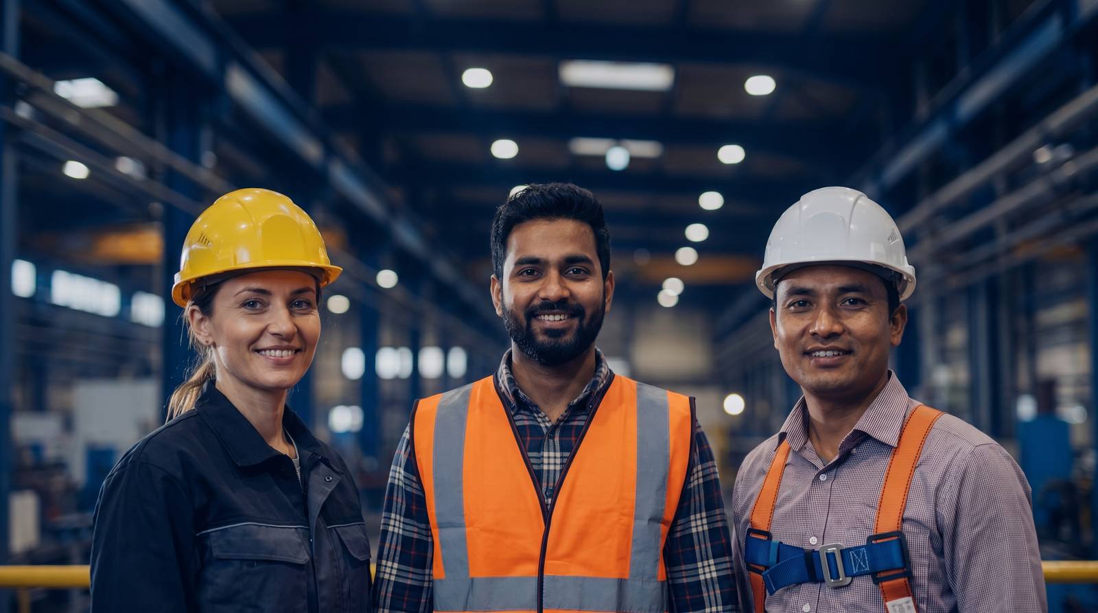 GLASPR recruitment team with workers